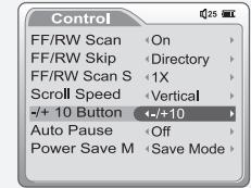 IRIVER IMP-1100 - Bouton- / +10 - 2