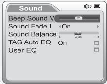 IRIVER IMP-1100 - Beep Sound Volume - 2