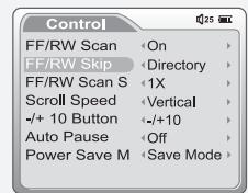 IRIVER IMP-1100 - FF/RW Skip (SAUT RAPIDE) - 1