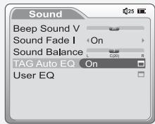 IRIVER IMP-1100 - TAG Auto EQ - 2