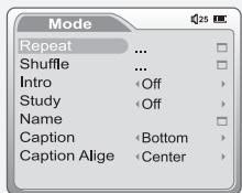 IRIVER IMP-1100 - Mode Repeat - 1