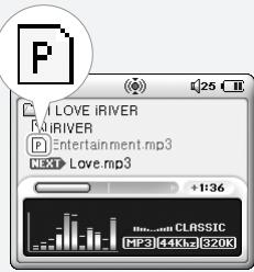 IRIVER IMP-1100 - Lecture de la liste du programme - 2