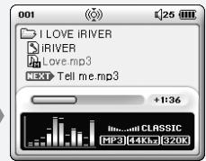 IRIVER IMP-1100 - Lecture d'audio - 10