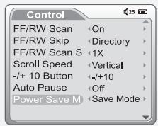 IRIVER IMP-1100 - Power Save Mode - 2