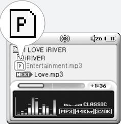 IRIVER IMP-1100 - Mode 'Program' - 3