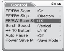 IRIVER IMP-1100 - FF/RW Scan Speed - 2
