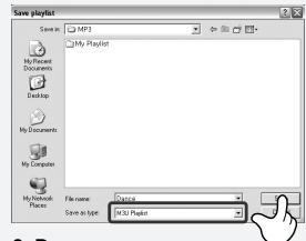 IRIVER IMP-1100 - Comment utiliser la Playlist Winamp - 2