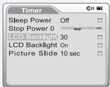 IRIVER IMP-1100 - Affichage LCD principal Off - 1