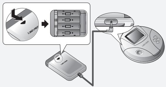 IRIVER IMP-1100 - Bloc-piles externe - 1
