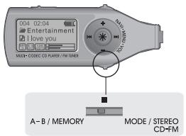 IRIVER IMP-900 - Activation du mode Program - 1