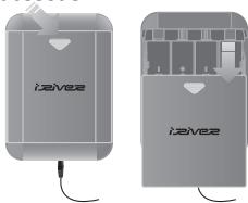 IRIVER IMP-900 - Utilisation du bloc-piles externe - 1