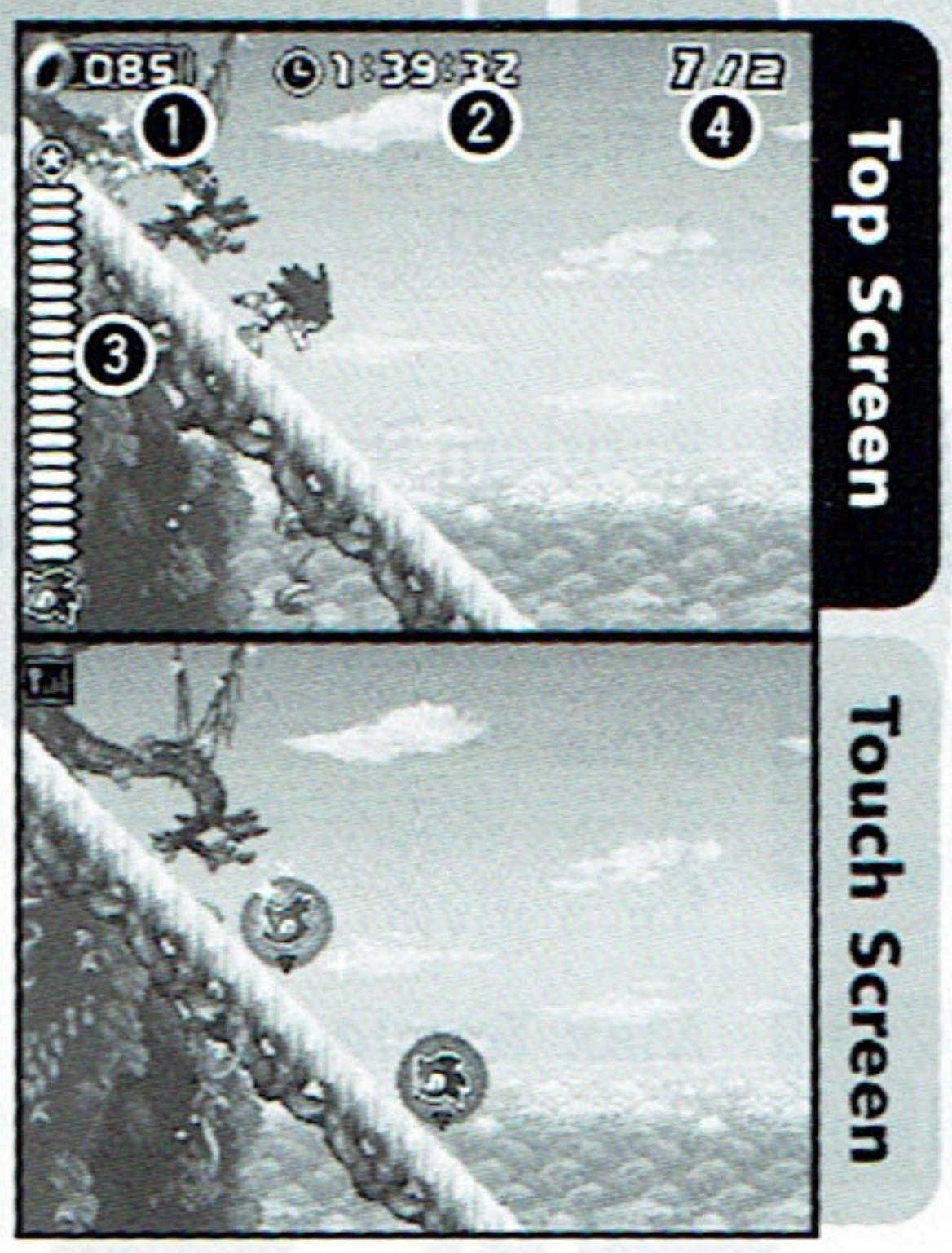 GAMES NINTENDO DS SONIC RUSH - Battle Play Screen - 1
