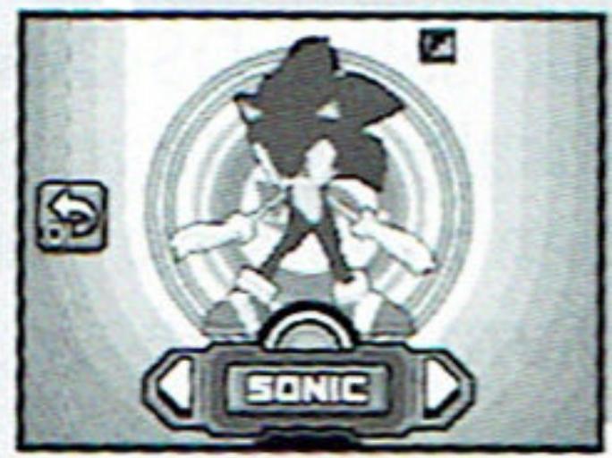 GAMES NINTENDO DS SONIC RUSH - Character/Act Select - 1