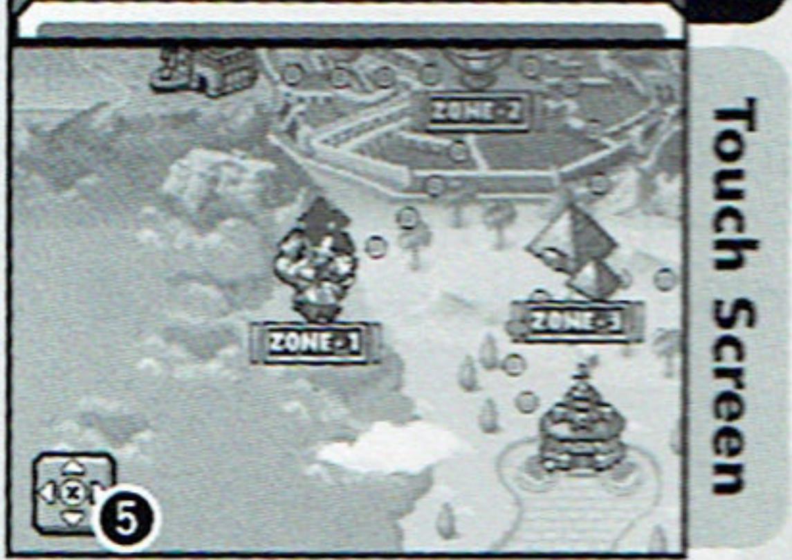 GAMES NINTENDO DS SONIC RUSH - Zone Map - 2