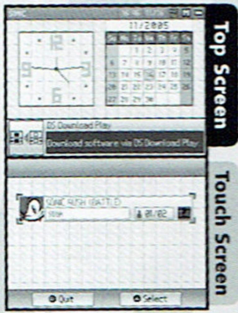 GAMES NINTENDO DS SONIC RUSH - How to Start - Other Player(s) - 1