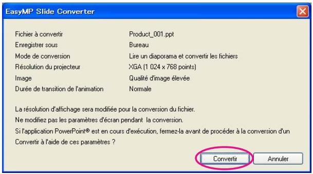 EPSON EB-1960 - Conversion directe d'un fichier PowerPoint en scenario - 2