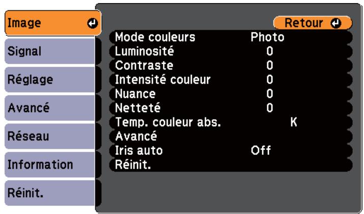 EPSON EB-1960 - Menu Image - 1