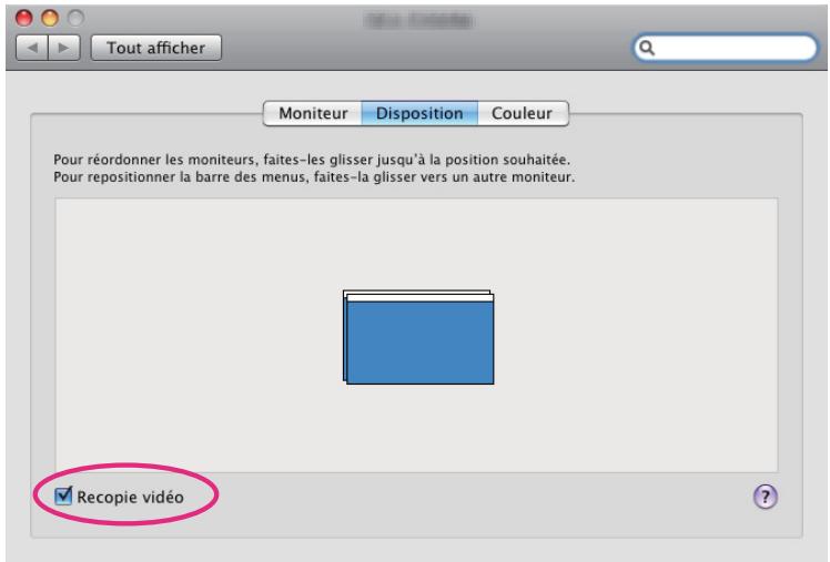 EPSON EB-1960 - Effacez la case Recopie video. - 1