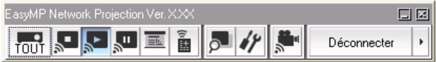EPSON EB-1960 - Utilisation de la barre d'outils - 1