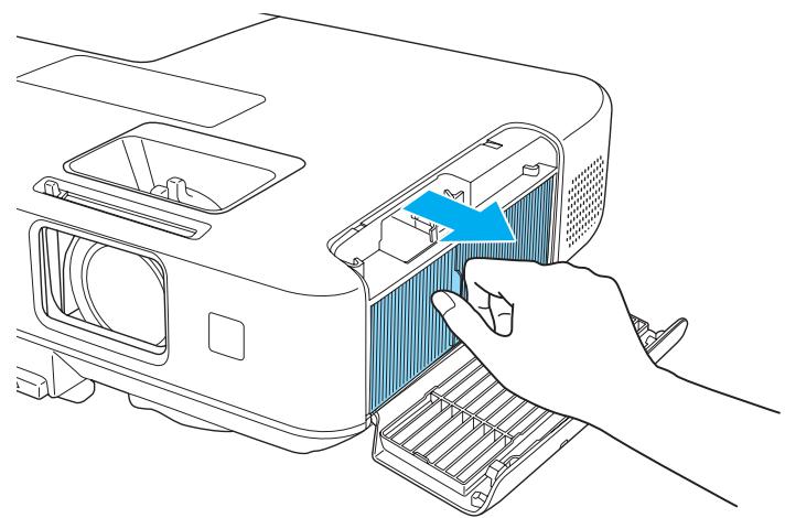 EPSON EB-1960 - Procedure de remplacement du filtré à air - 2