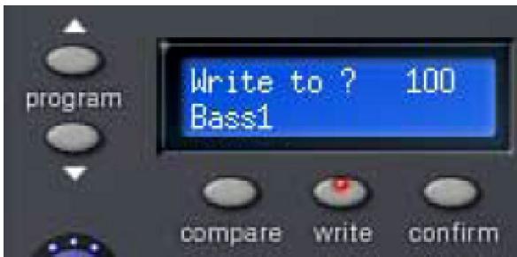 NOVATION V-STATION - Sauvegarde de programmes - 1