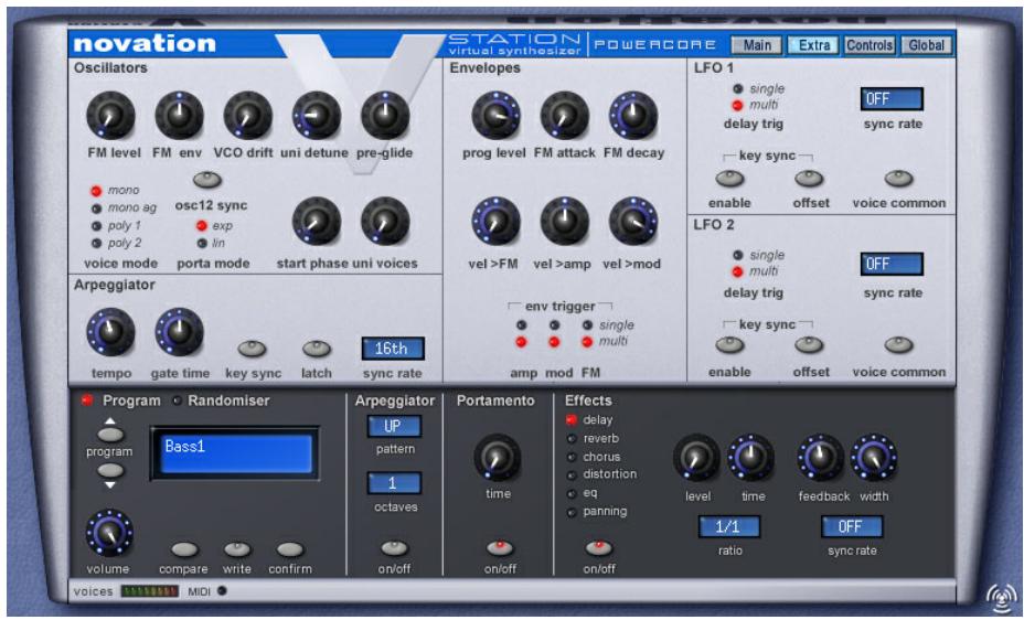 NOVATION V-STATION - PAGE EXTRA - 1