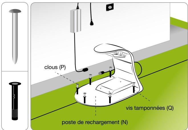 AMBROGIO L85 - Les bornes doivent être utilisées exclusivement pour brancher le fil de délimitation du périmètre d'origine. - 4