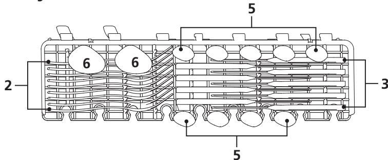 TEKA DFS24650 - 3.Cutlery rack: - 1