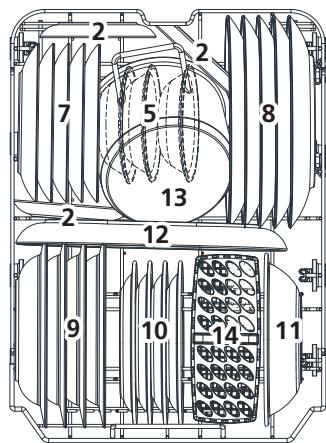 TEKA DFS24650 - Lower basket: - 1
