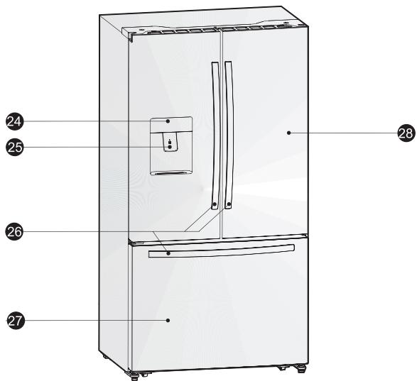 HISENSE RF697N4BS1 - Description de l'appareil - 2