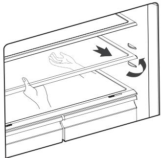 HISENSE RF697N4BS1 - Etagère en verre - 1