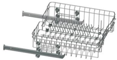SCHNEIDER SDW947DBM - Réglage du panier supérieur - 2