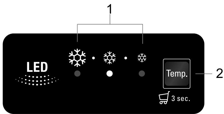 HOTPOINT H8 A2E X - Compartment réfrigérateur - 1