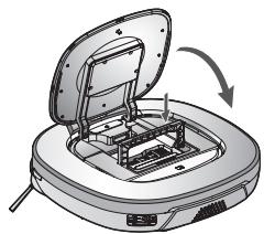 LG VR9627PG - Vérifiez le bac à poussière. - 1