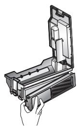 LG VR9627PG - Nettoyage du filtre du réceptacle à poussière - 2