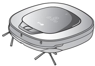 LG VR9627PG - Lorsqu'un message vocal est émis "la batterie est faible. placez l'aspirateur robot sur sa base de chargement. - 10
