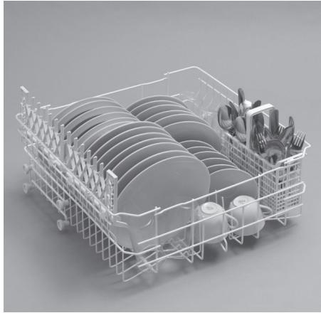 HOOVER HDPN1L390PW - Using the upper basket - 6