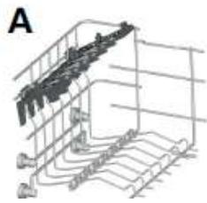 HOOVER HDPN1L390PW - Using the upper basket - 1