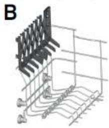 HOOVER HDPN1L390PW - Using the upper basket - 3