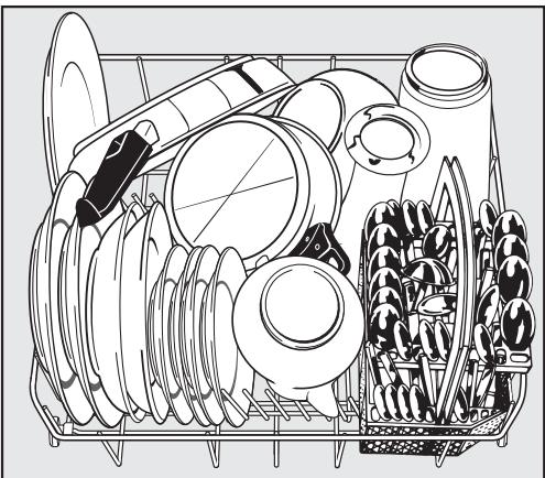 MIELE G 1023 SCI - Panier inférieur - 2