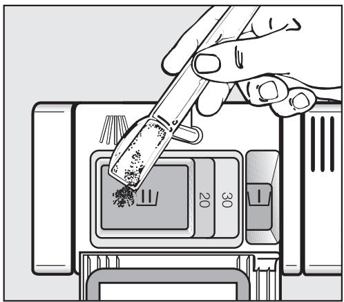 MIELE G 1023 SCI - Verser le détergent - 2