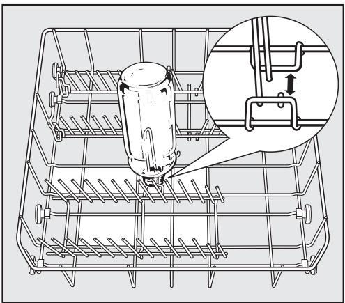MIELE G 1023 SCI - Support-flacons (en série ou en option suivant modèle) - 1