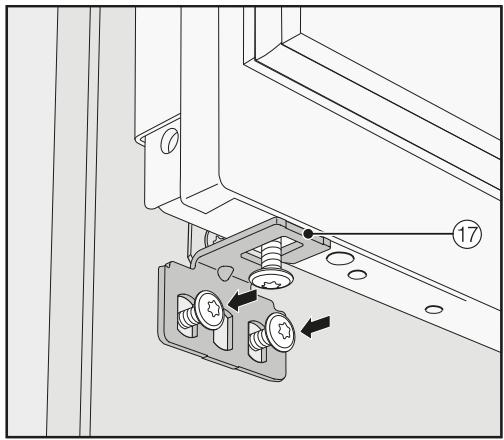 MIELE KF 2901 VI - Montage du support de fixation - 4