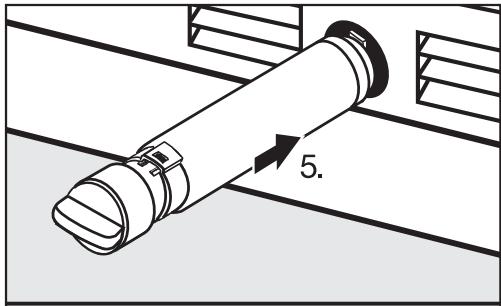 MIELE KF 2901 VI - Remplacement du filtré à eau - 3