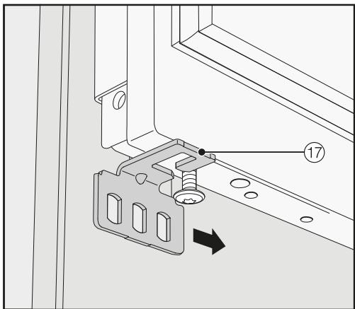 MIELE KF 2901 VI - Montage du support de fixation - 2