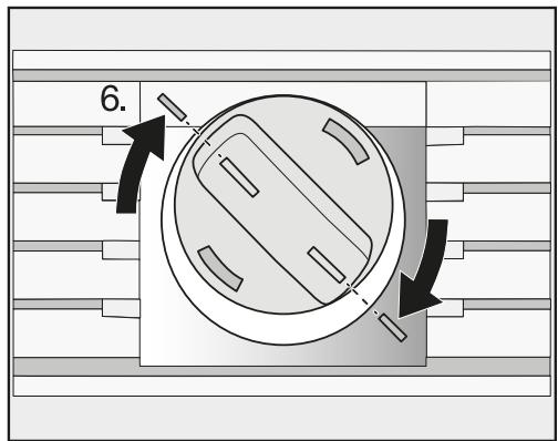 MIELE KF 2901 VI - Remplacement du filtré à eau - 4