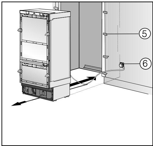 MIELE KF 2901 VI - Positionnement de l'appareil dans la niche - 2