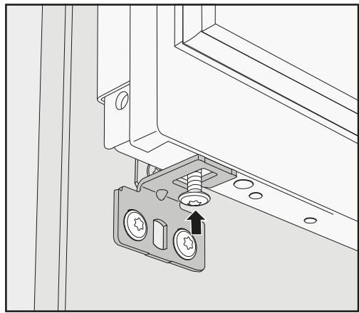MIELE KF 2901 VI - Montage du support de fixation - 5