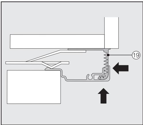 MIELE KF 2901 VI - Montage du support de fixation - 11