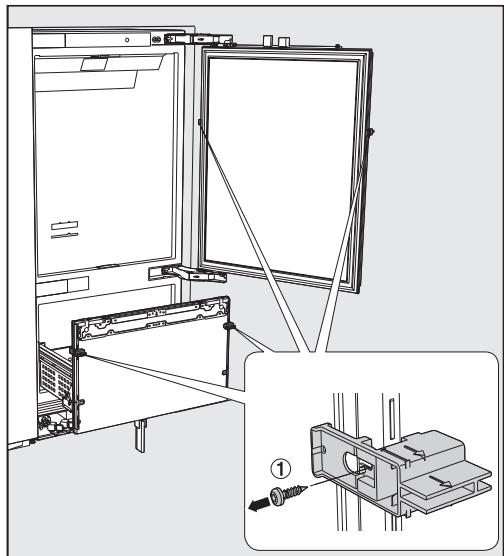 MIELE KF 2901 VI - Préparation des façades de l'armoire - 1